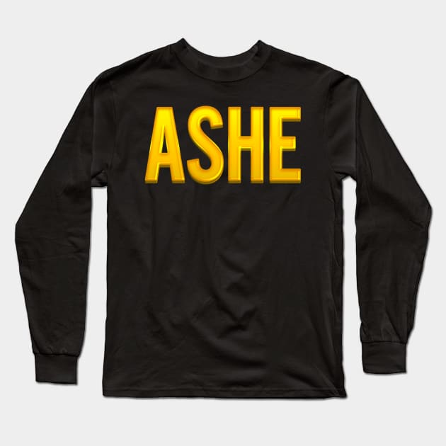 Santeria Ashe Golden Version Long Sleeve T-Shirt by xesed